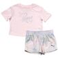 Baby Girl &#40;12-24M&#41; Puma&#40;R&#41; Short Sleeve Butterfly Tee & Shorts Set - image 1