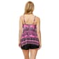 Womens Island Waves Abstract Tankini Swim Top w/Mesh Overlay - image 2