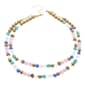 Ashley Cooper(tm) 2 Row Layered Gold-Tone Multi Color Bead Necklace - image 1