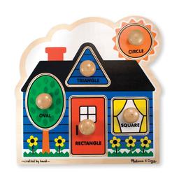 Melissa &amp; Doug(R) First Shapes Jumbo Knob Wooden Puzzle