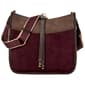 DS Fashion Ultra Suede Color Block Hobo w/ Guitar Strap - image 1