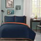 University 3pc. Solid Reversible Quilt Set - image 5