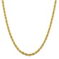 Unisex Gold Classics&#40;tm&#41; 4.25mm. 14k Semi Solid Rope Chain Necklace - image 1