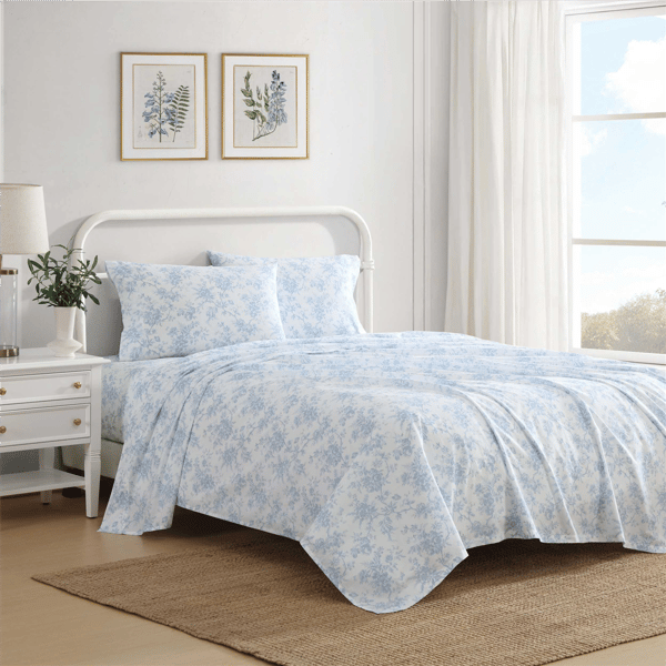 Laura Ashley® Walled Garden Percale Sheet Set
