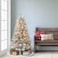 Puleo International 4ft. Pre-Lit Flocked Christmas Tree - image 3