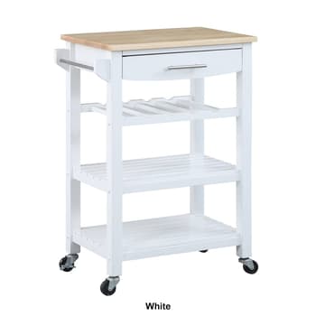 Convenience Concepts 4-Tier Butcher Block Kitchen Cart - Boscov's