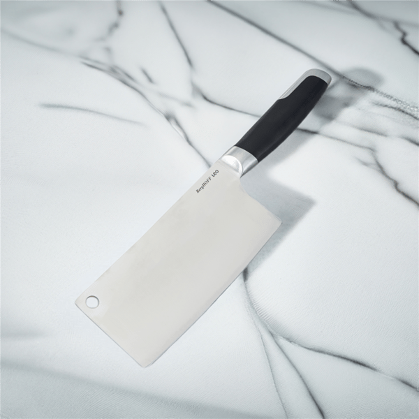BergHOFF Leo Graphite 7in. Forged Stainless Steel Cleaver, Black