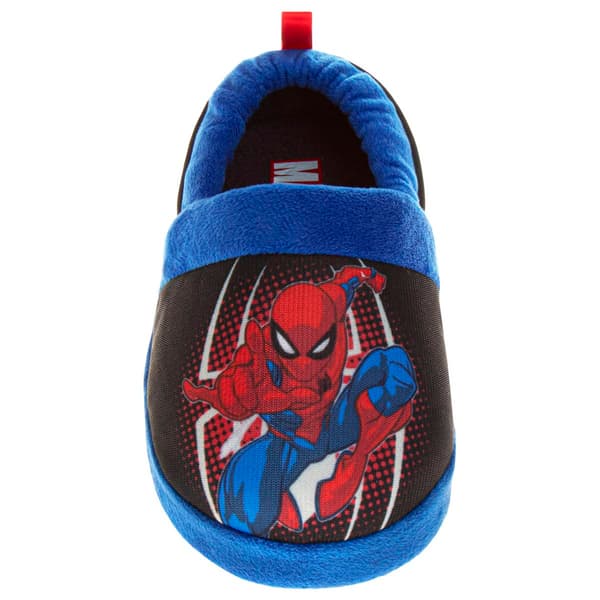 Little Boys Marvel Swinging Spider-Man Dual Sizes Slippers