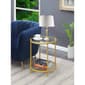 Convenience Concepts Royal Crest 2 Tier Round Glass End Table - image 3