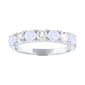 Gemstone Classics&#40;tm&#41; Created Opal/Sapphire Sterling Silver Band - image 1