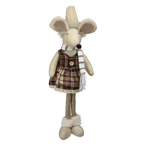 Northlight Seasonal 21in. Standing Girl Mouse Figure - image 