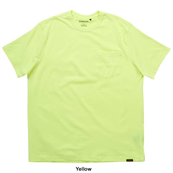 Mens Stanley® Short Sleeve Apex Pocket Solid Crew Tee - image 