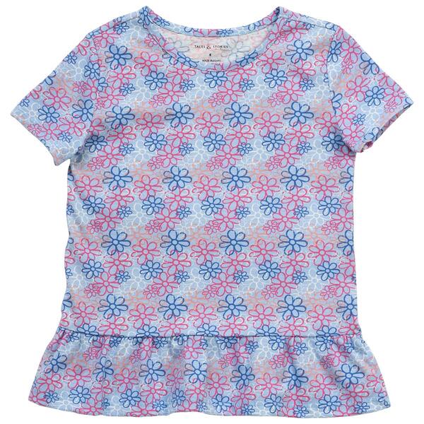 Girls &#40;4-6x&#41; Tales & Stories Linked Floral Tunic - image 