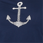 Plus Size Alfred Dunner Port Side 3/4 Sleeve Pearl Anchor Blouse - image 6