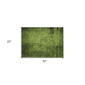 HomeRoots Green Abstract Non Skid Indoor Outdoor Accent Rug - image 3