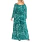 Plus Size 24/7 Comfort Apparel Square Neck Long Sleeve Maxi Dress - image 2