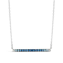 Le Vian Ombre(R) Blueberry Sapphire(tm) & Vanilla Gold(R) Bar Pendant