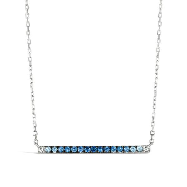 Le Vian Ombre(R) Blueberry Sapphire(tm) & Vanilla Gold(R) Bar Pendant - image 