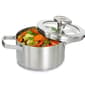 BergHOFF Graphite Stainless Steel 6.25in. Stockpot w/ Glass Lid - image 5