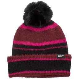 Womens DKNY Cozy Stripe Beanie
