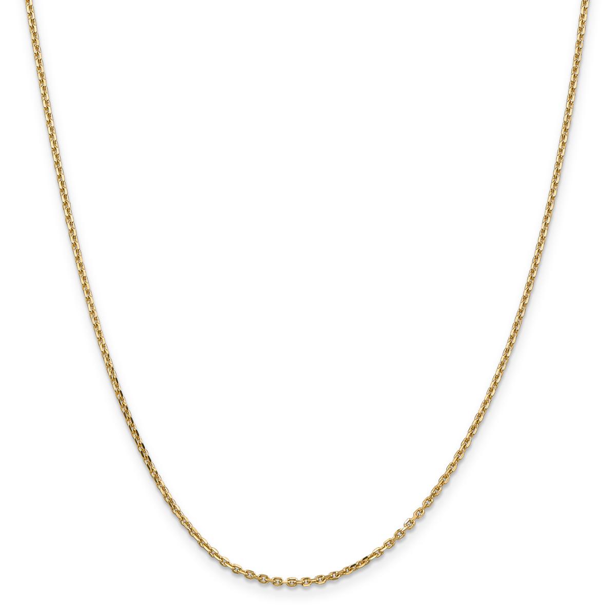 Gold Classics™ 1.65mm. Solid Diamond Cut Cable Necklace