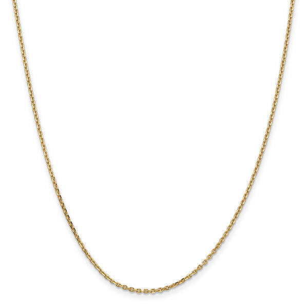 Gold Classics&#40;tm&#41; 1.65mm. Solid Diamond Cut Cable Necklace - image 