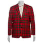 Mens Chaps Tartan Plaid Sport Coat - Red/Green - image 1