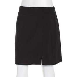 Juniors Leighton Solid Millennium Front Slit Pencil Skirt