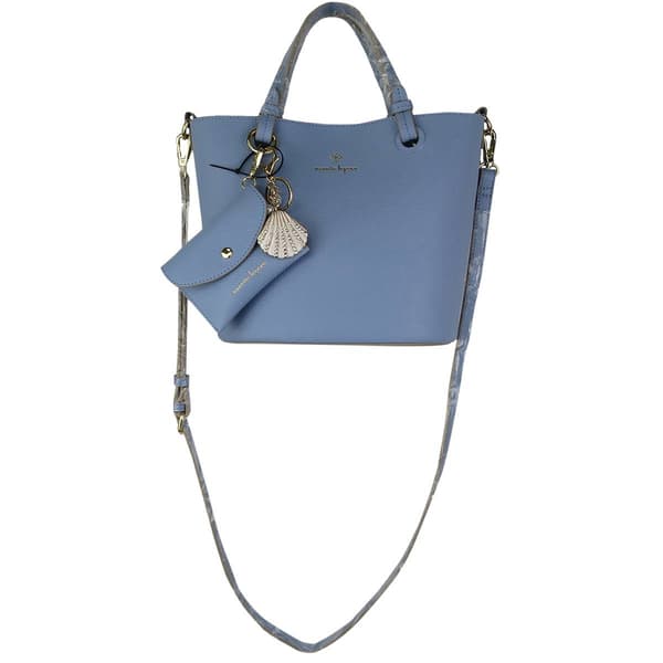 Nanette Lepore Gianna Adjustable Pebble Satchel w/ Pouch - image 