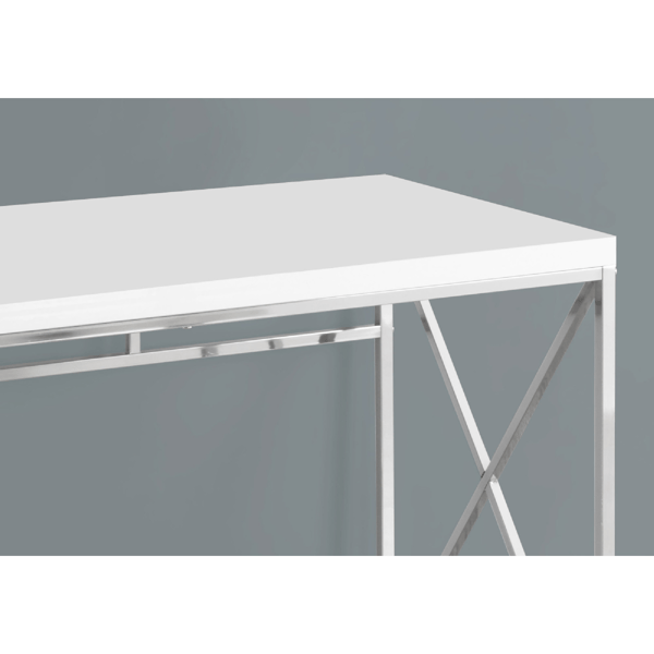 Monarch Specialties 48in. White Modern Computer Desk
