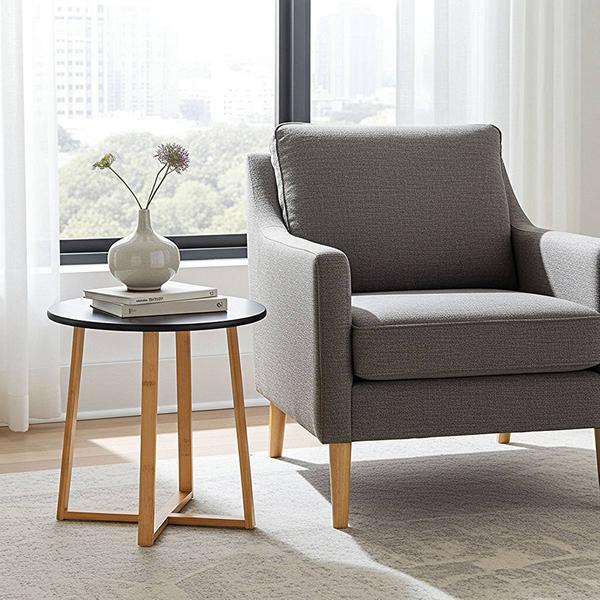 eccostyle™ Bamboo Frame Round End Table