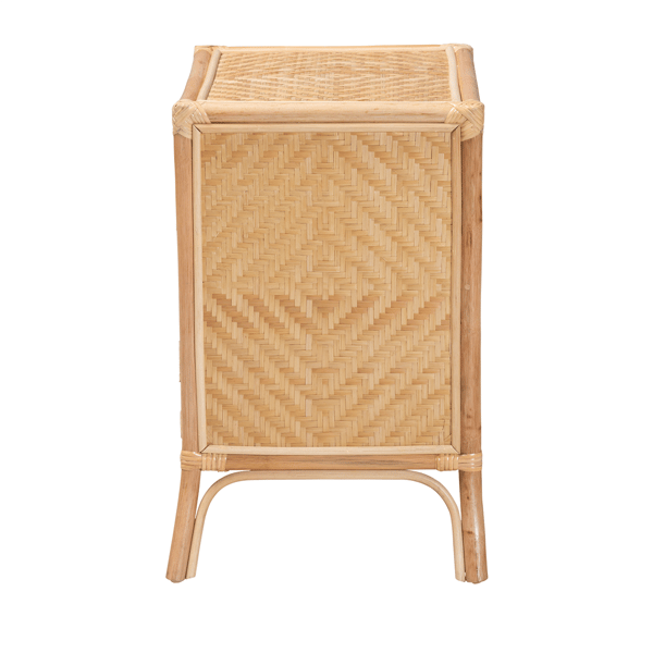 Baxton Studio Danna Modern Bohemian Rattan Nightstand