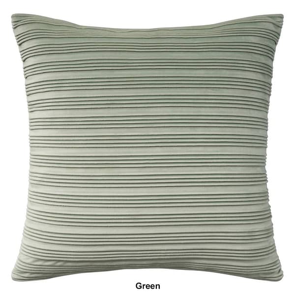 Waverly Pleated Velvet Decorative Pillow - 18x18