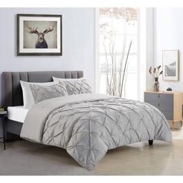 Videri Home Diamond Pintucked Comforter Set