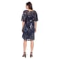 Petite R&M Richards Flutter Sleeve Sequin Floral Shift Dress - image 2