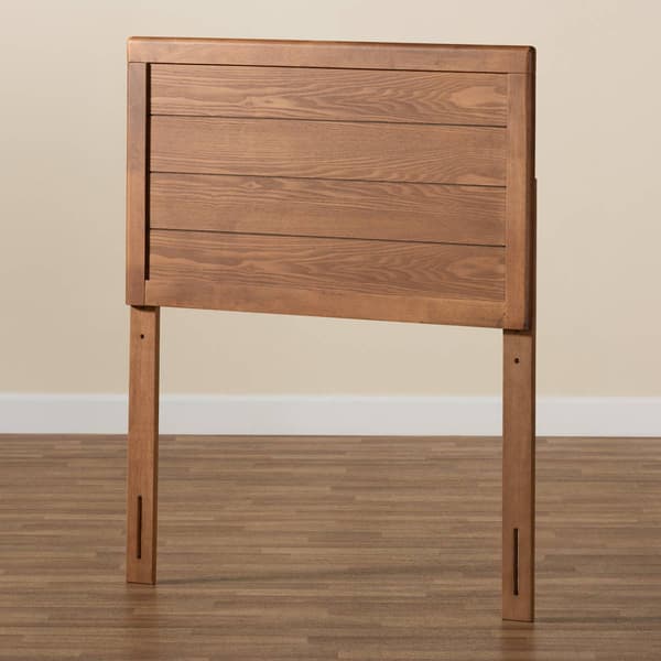 Baxton Studio Seren Walnut Brown Wood Twin Size Headboard