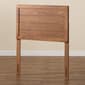 Baxton Studio Seren Walnut Brown Wood Twin Size Headboard - image 4