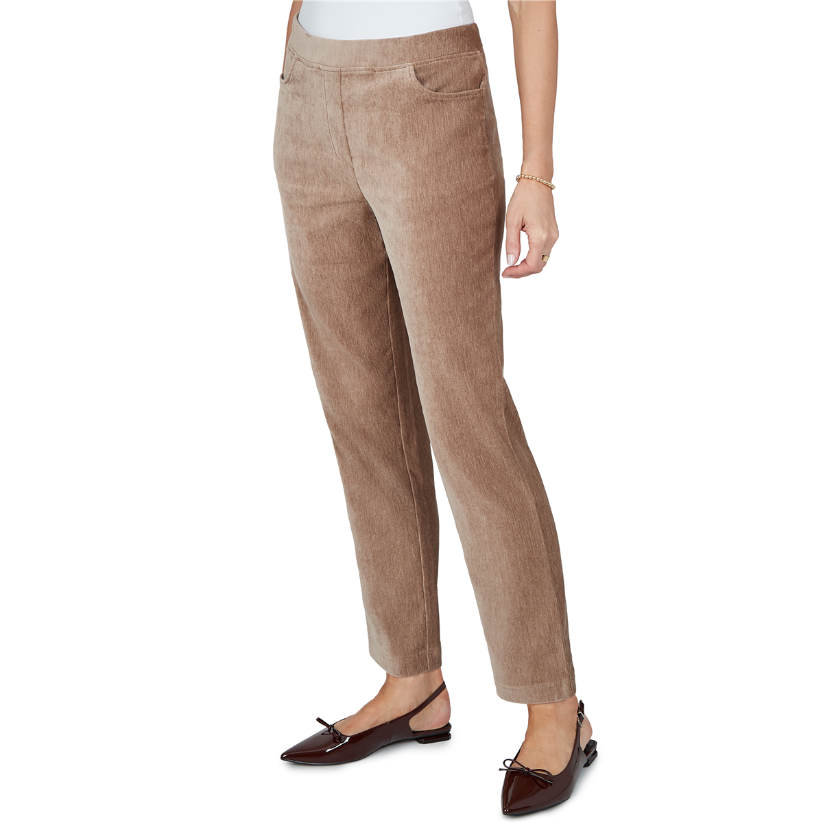 Womens Alfred Dunner Sunset Ridge Chenille Pants