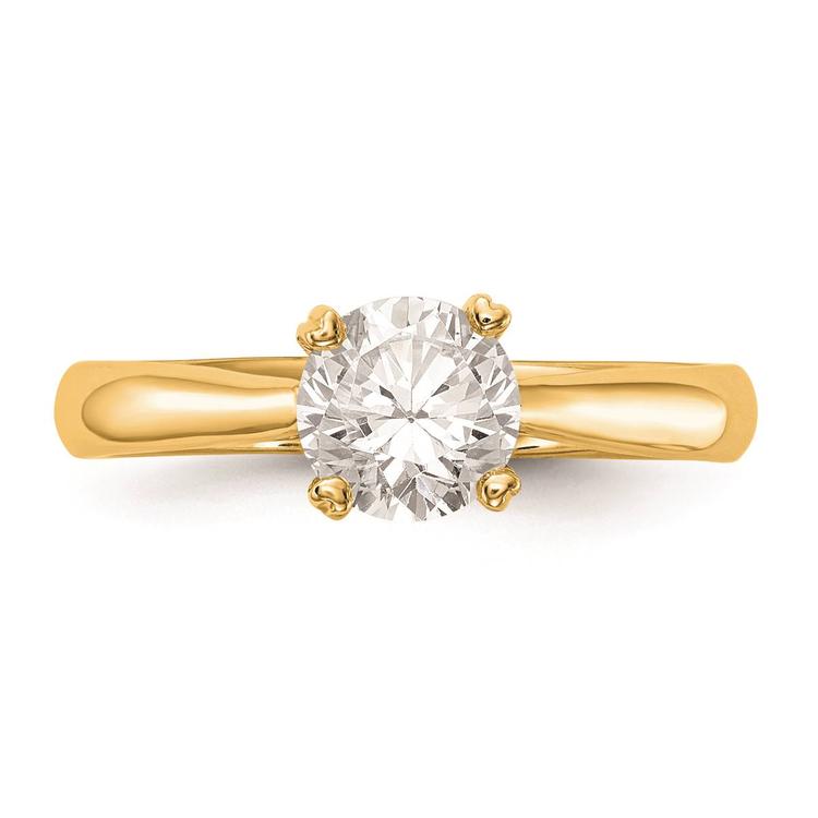 Pure Fire 14kt. Gold 1ctw. Certified Lab Grown Diamond Ring