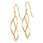 Gold Classics™ 14kt. Gold 46mm. Swirl Dangle Earrings - image 2