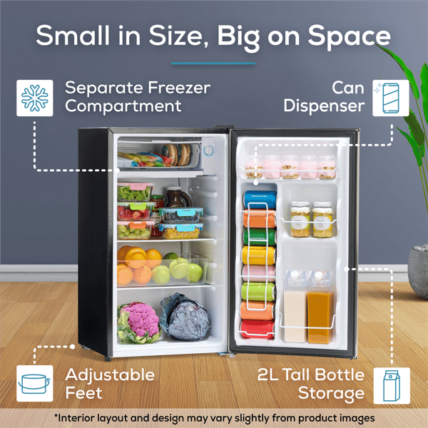 Igloo 3.2 cu. ft. Compact Single Door Refrigerator Freezer