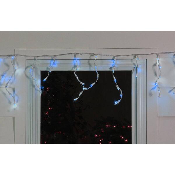 Northlight Seasonal 100 Blue LED Icicle Christmas Lights