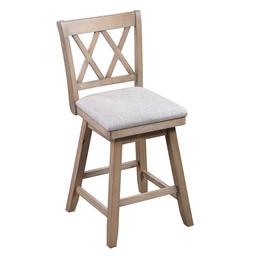 Home 2 Office 37.5in. Double Cross Back Bar Stool