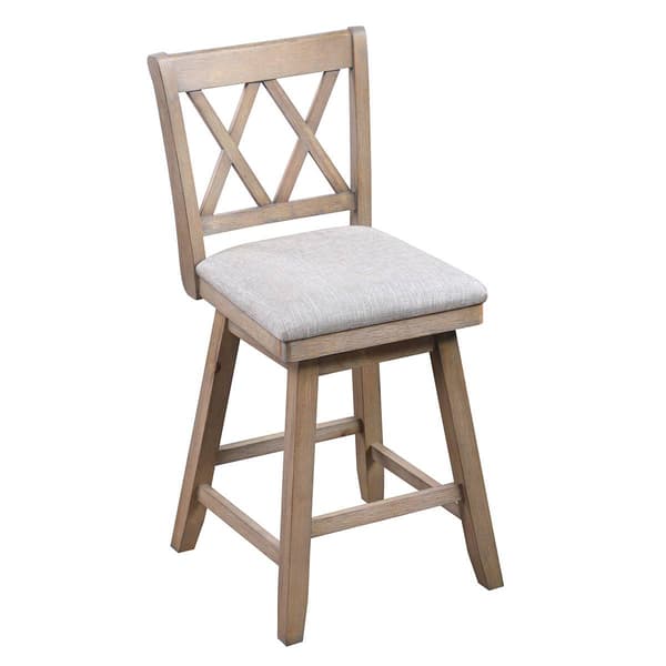 Home 2 Office 37.5in. Double Cross Back Bar Stool