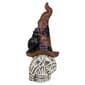 Northlight Seasonal Skull in Witch Hat w/ Crow Halloween Decor - image 1
