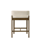 Armen Living Landyn 26in. Ecru Fabric Counter Height Barstool - image 3
