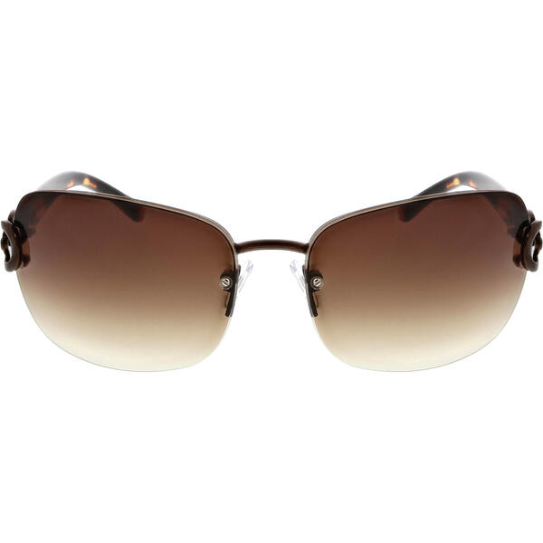 Womens Ashley Cooper™ Metal Half Rimless Rectangle Sunglasses