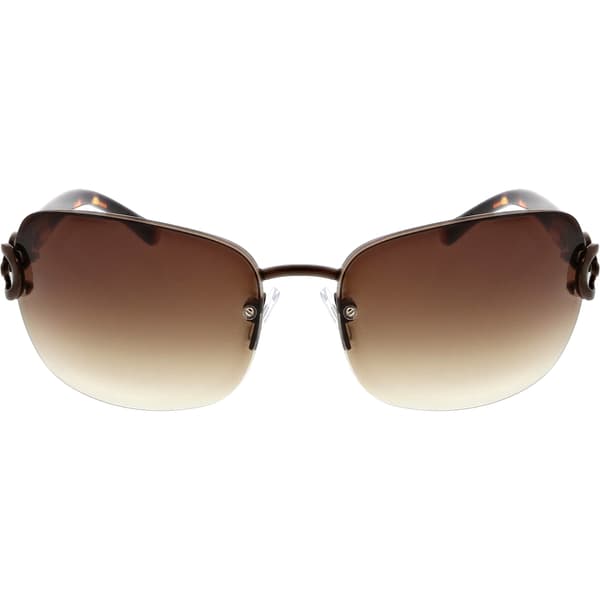 Womens Ashley Cooper™ Metal Half Rimless Rectangle Sunglasses