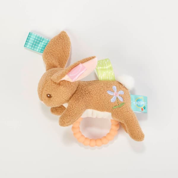 Taggies Harmony Bunny Teether Rattle - image 