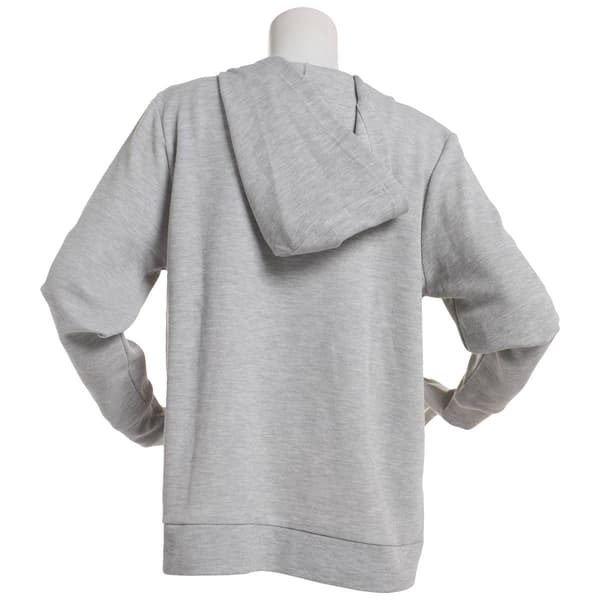 Womens Hasting & Smith Long Sleeve Solid Two In One Hoodie Tee